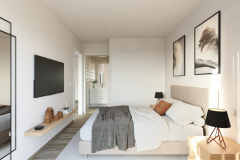 Dormitorio Principal vivienda tipo Edificio Cádiz